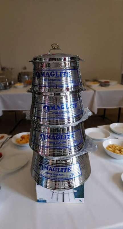 Maglite pyramid food warmer 4pcs
