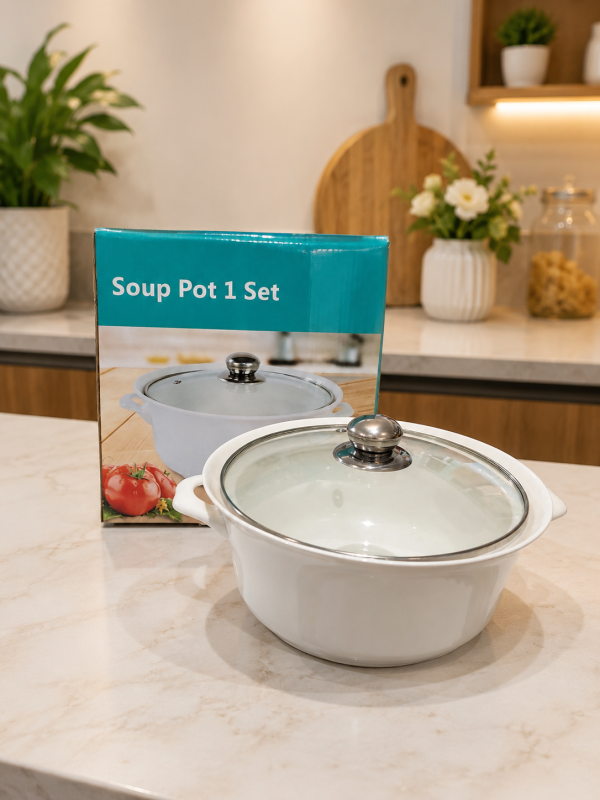 Ceramic soup pot