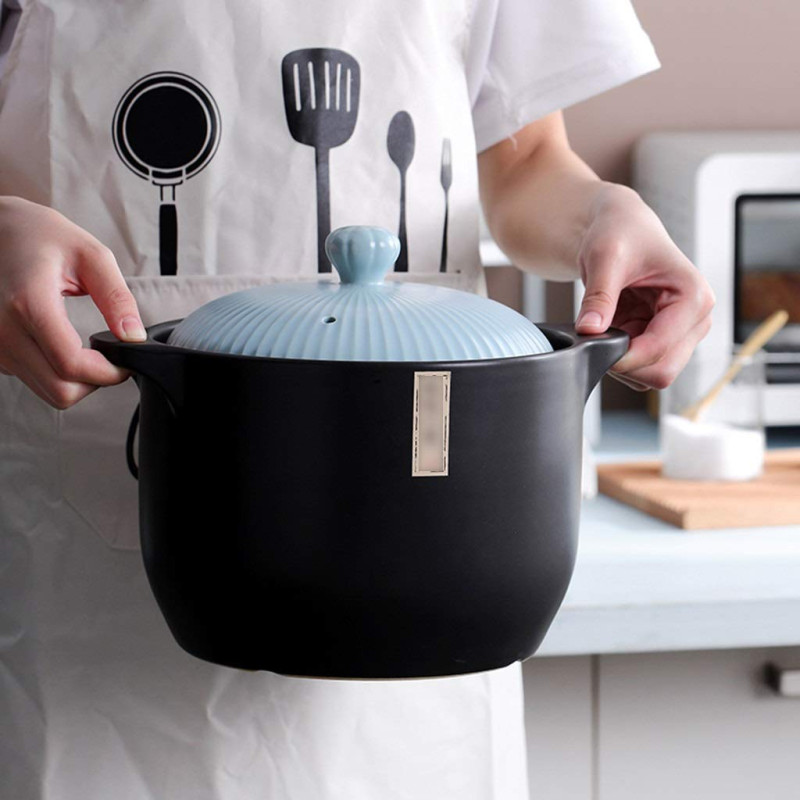 4l clay ceramic cooking pot