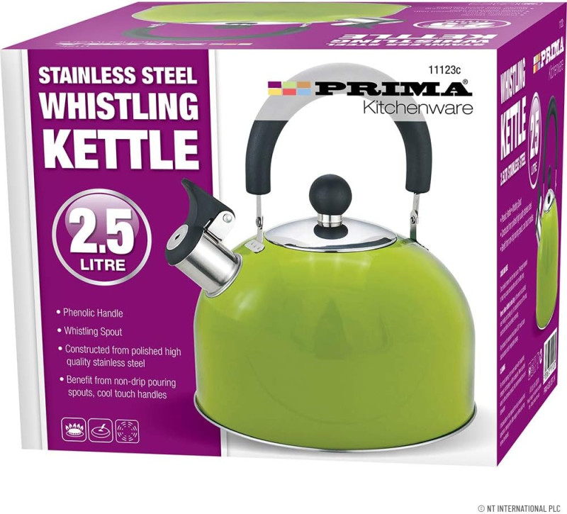 Prima stainless steel whistling kettle