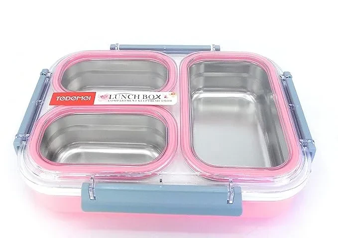 Tedemel stainless steel 3compartment lunch box