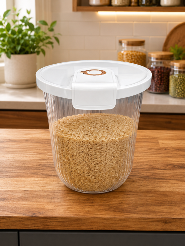 10kg acrylic cereal container