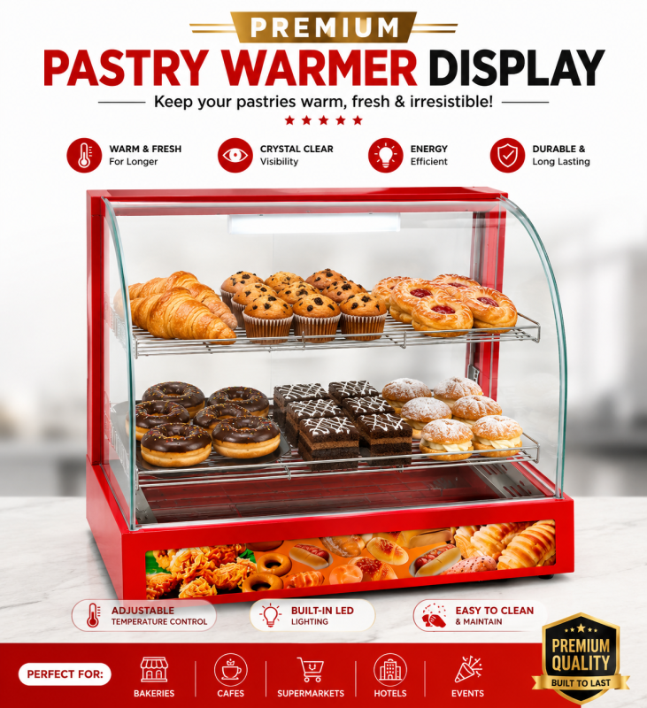 2pcs display warmer