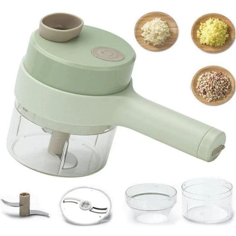 Electric handheld food processor