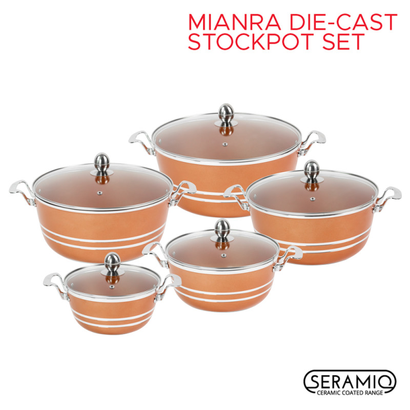 Miara die-cast stockpot set