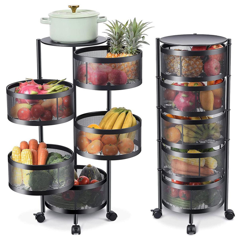 5-Tier rotating rack