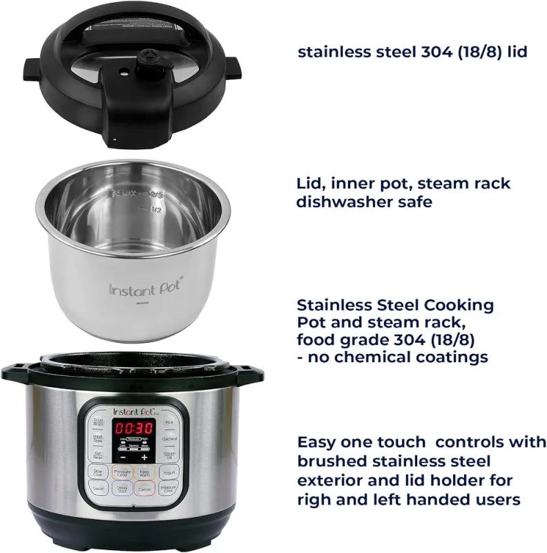 Instant Pot DUO MINI - 3L 700W 7in1 Pressure Cooker