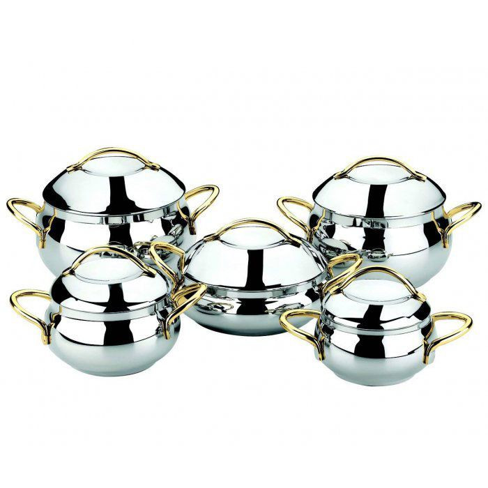 O.m.s collection 5pcs stainless steel cookware set