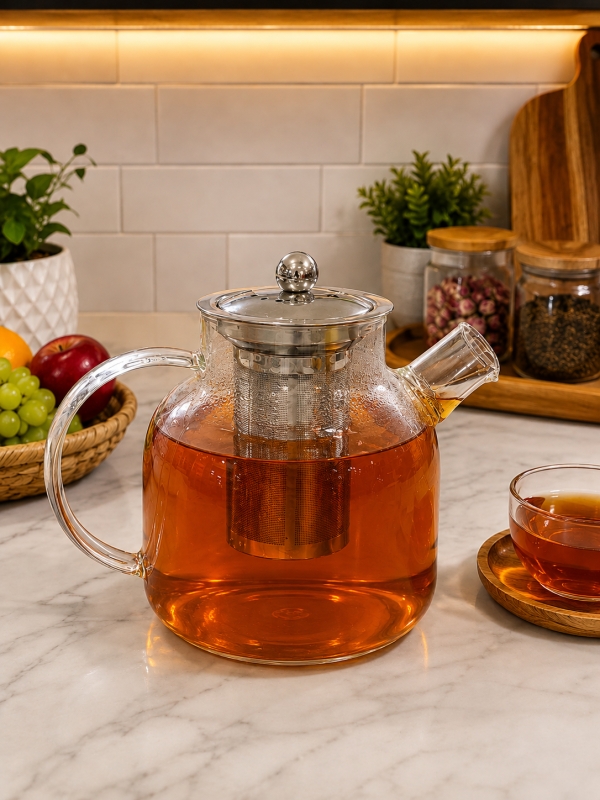 Glass tea cup